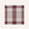 Drake’s St. JOHN By Drake's Red Tablecloth Print Cotton Bandana