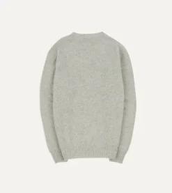 Drake’s Brushed Shetland Crew Neck Jumper