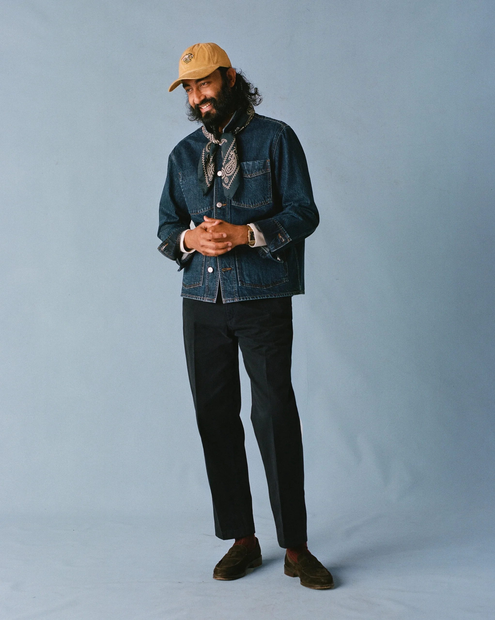 Drake’s Denim Work Jacket