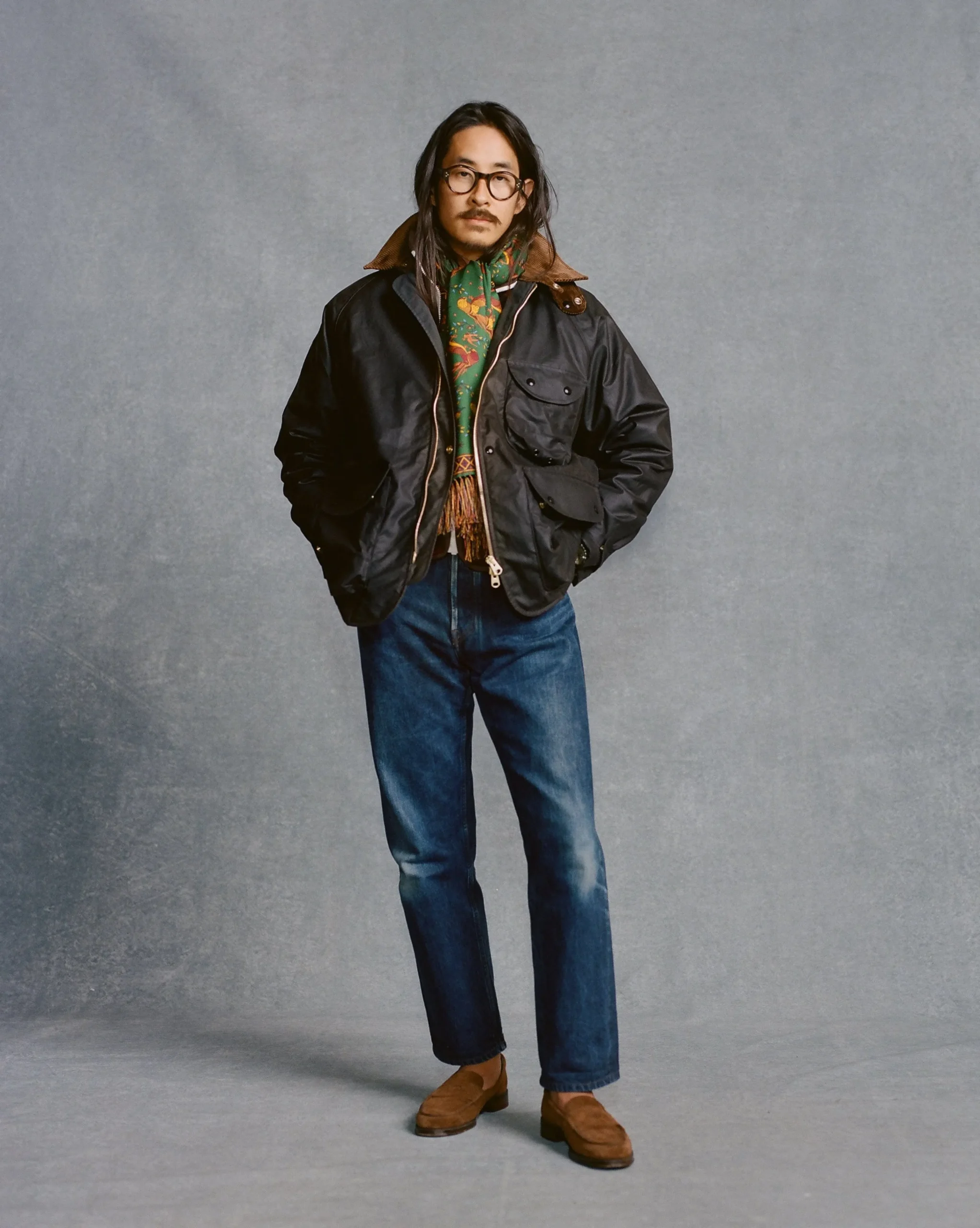 Drake’s 14.2oz Japanese Selvedge Denim Five-Pocket Jeans
