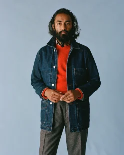 Drake’s Selvedge Denim Five-Pocket Chore Jacket