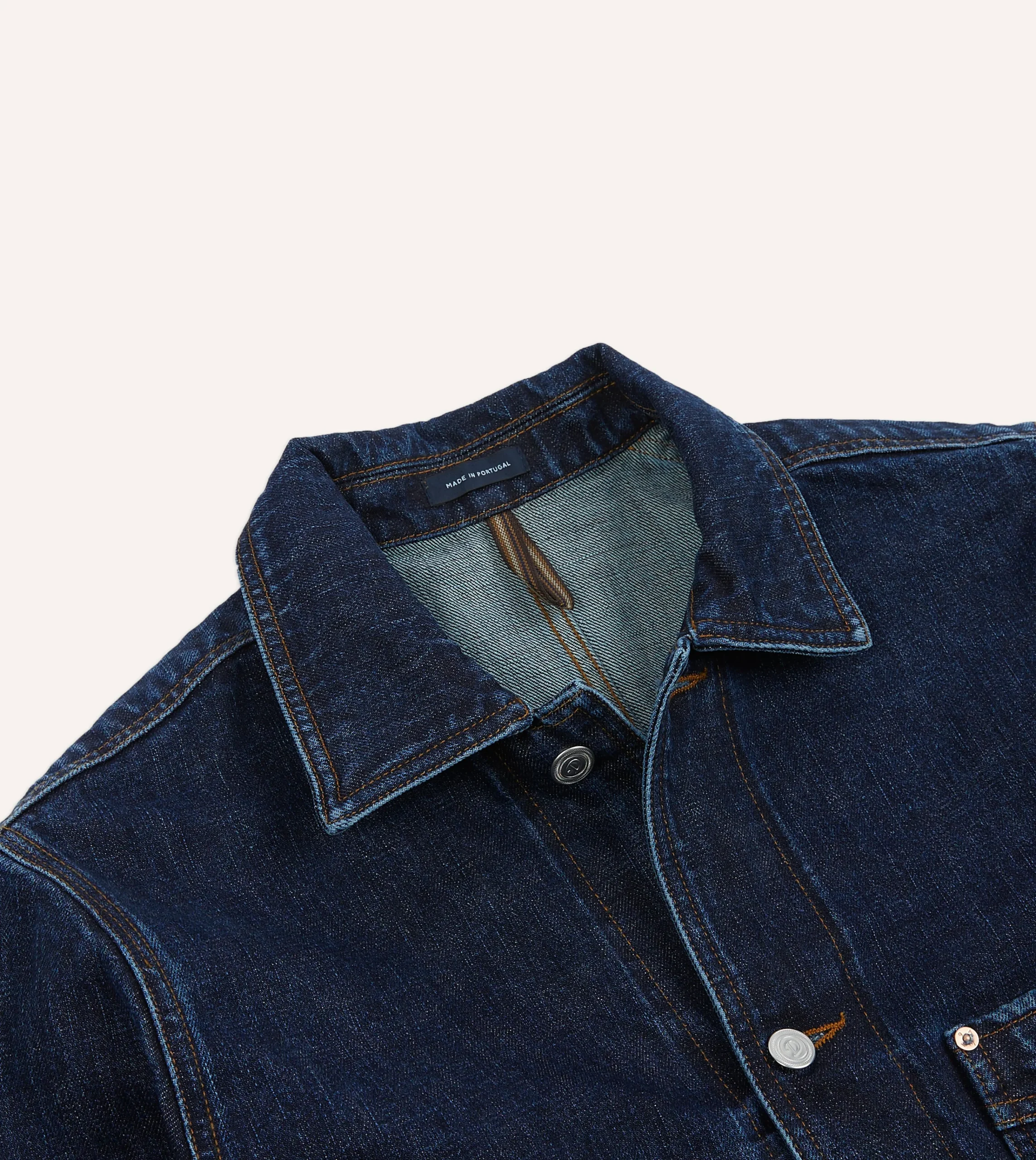 Drake’s Selvedge Denim Five-Pocket Chore Jacket