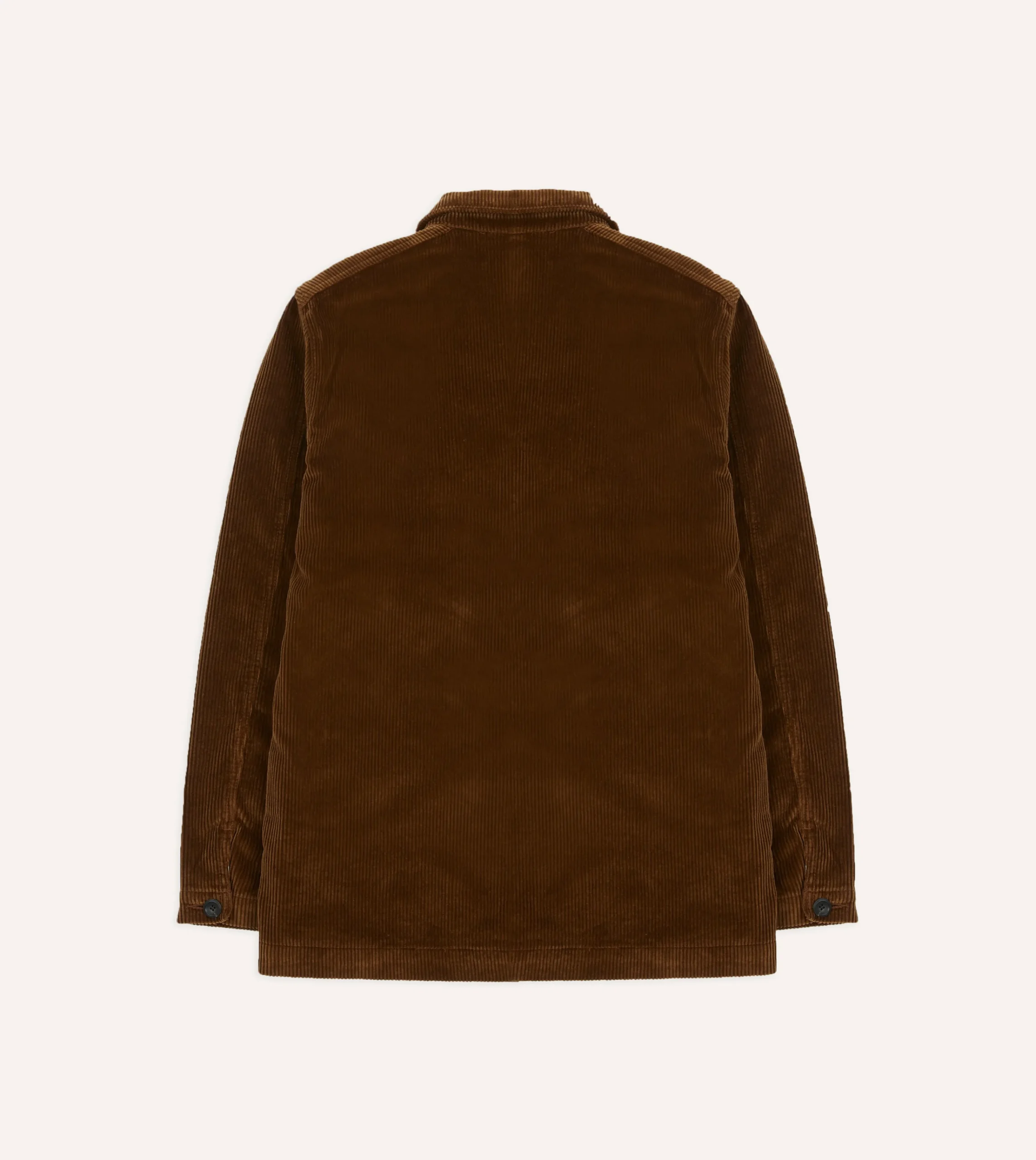 Drake’s Tan Corduroy Three-Pocket Field Jacket