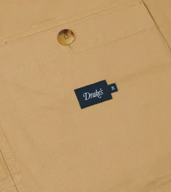 Drake’s Tan Cotton Safari Jacket