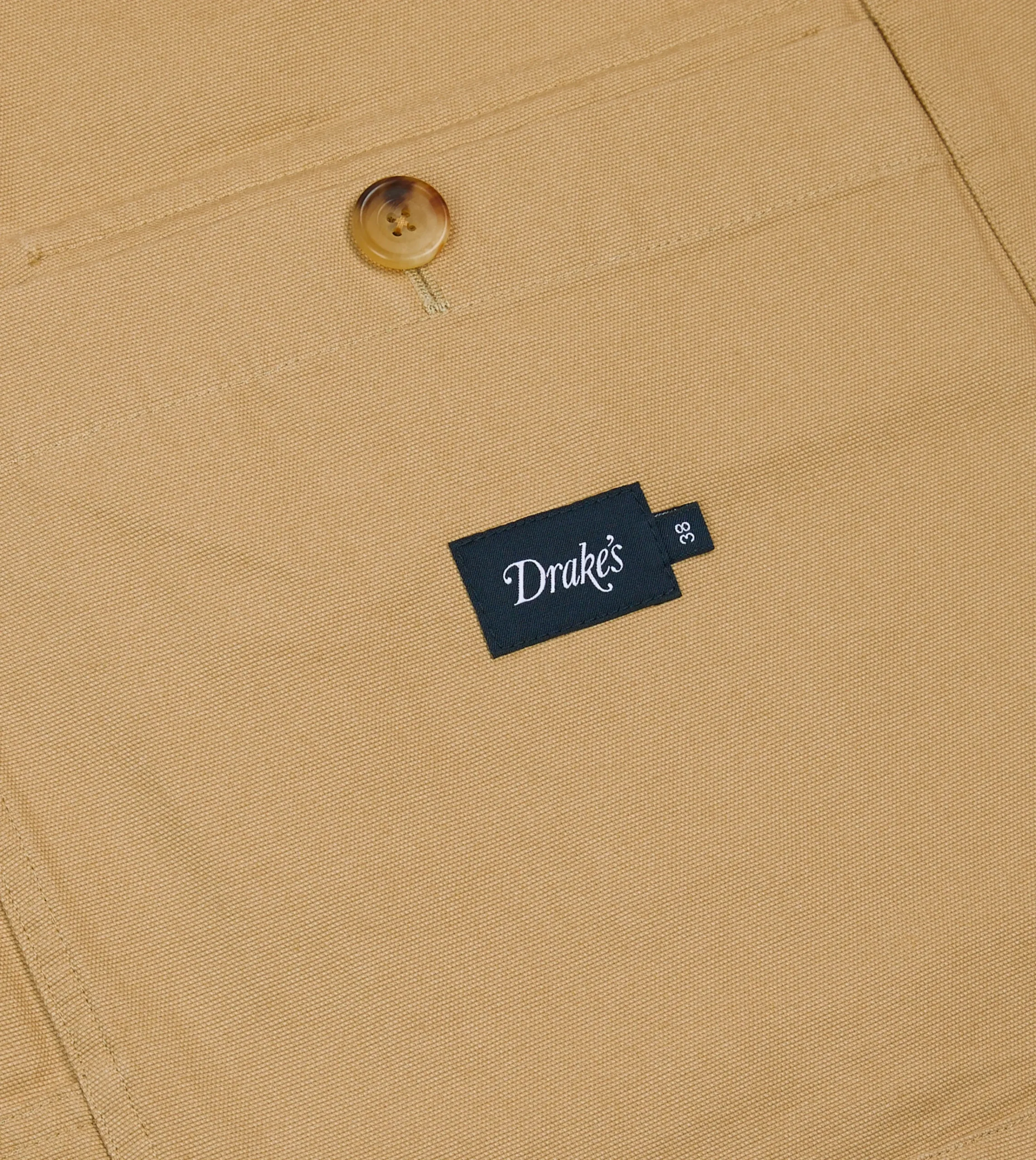 Drake’s Tan Cotton Safari Jacket