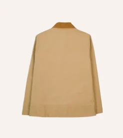 Drake’s Tan Cotton Safari Jacket