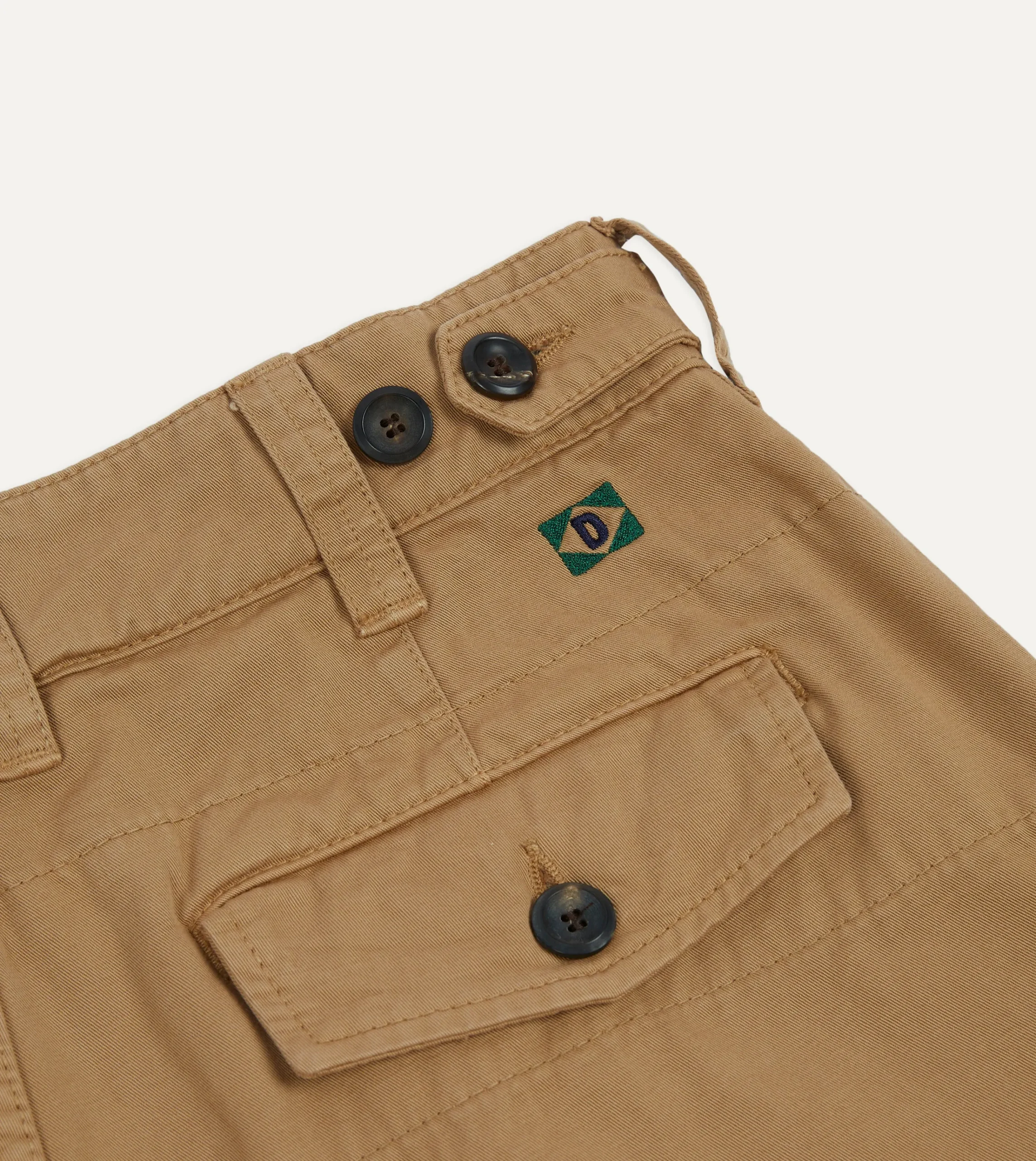 Drake’s Cotton Flat Front Chino