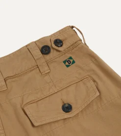 Drake’s Cotton Flat Front Chino