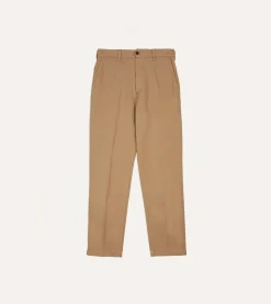 Drake’s Cotton Flat Front Chino