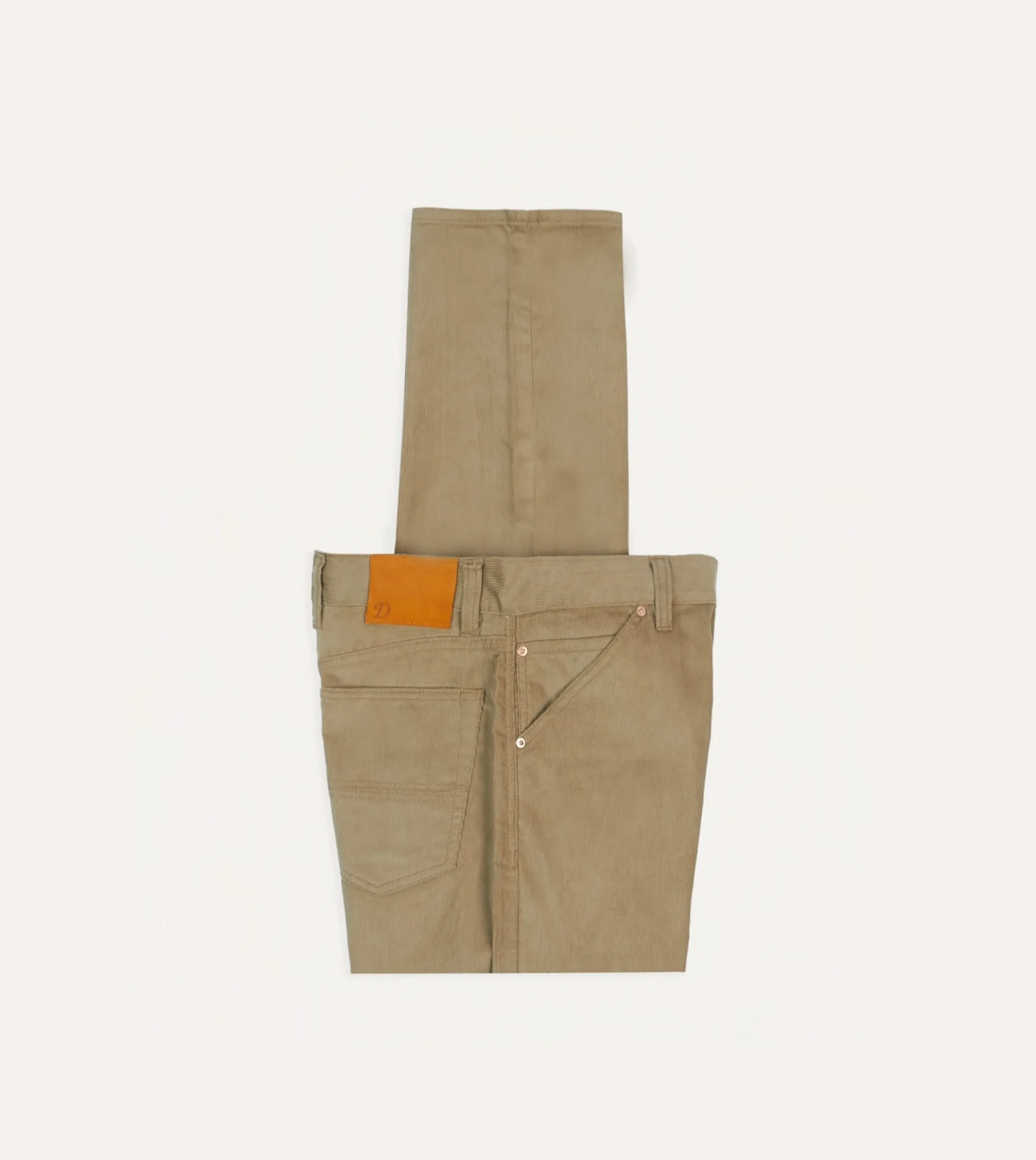 Drake’s Japanese Selvedge Needlecord Five-Pocket Trousers