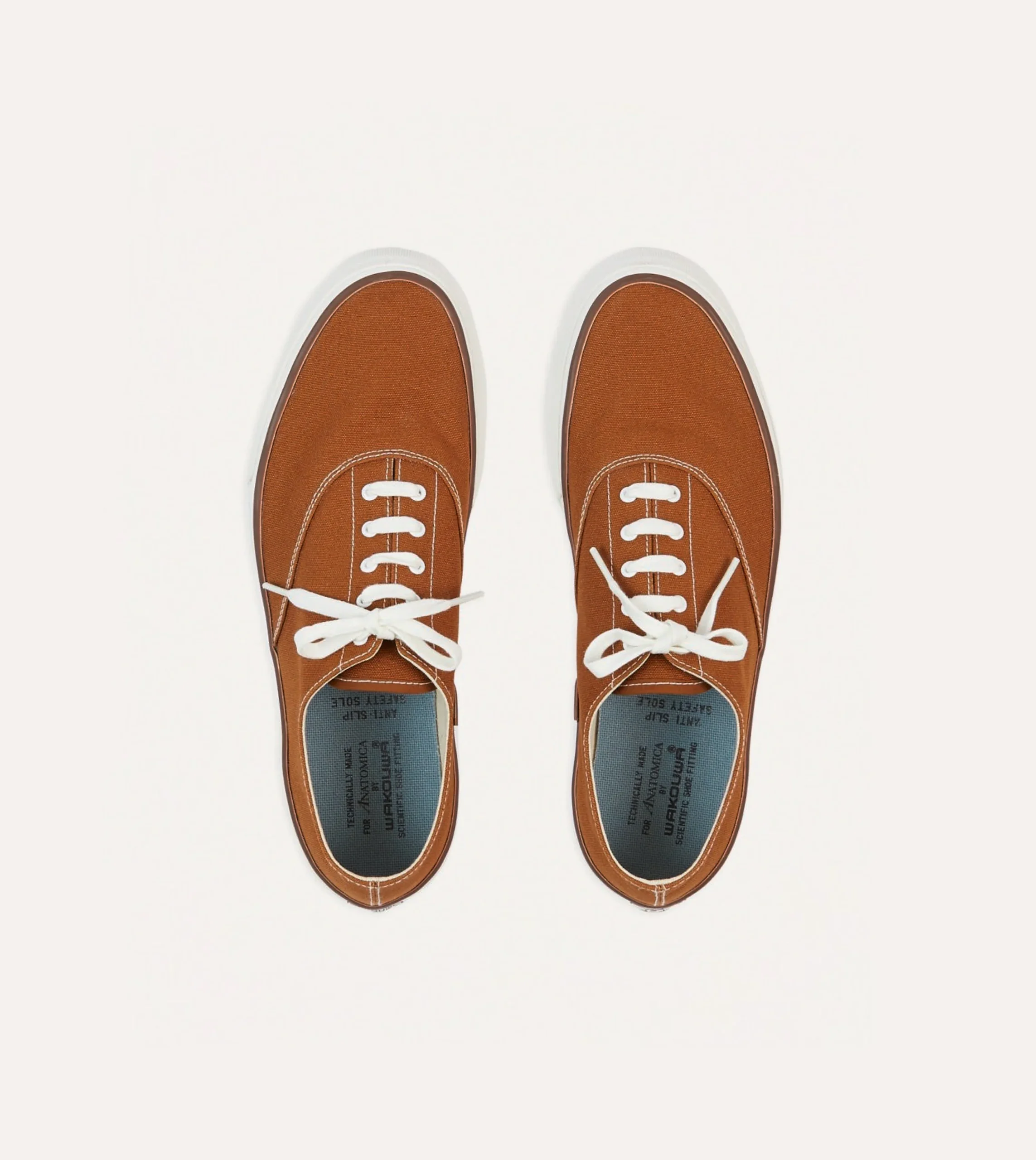 Drake’s Wakouwa By Anatomica Cotton Canvas Oxford Trainers