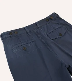 Drake’s Cotton Twill Single-Pleat Shorts