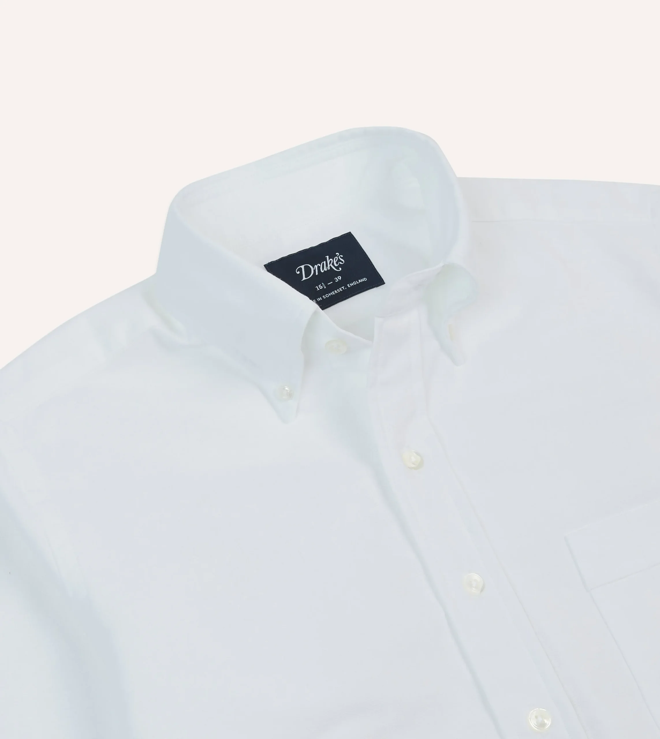 Drake’s Oxford Cotton Cloth Button-Down Shirt