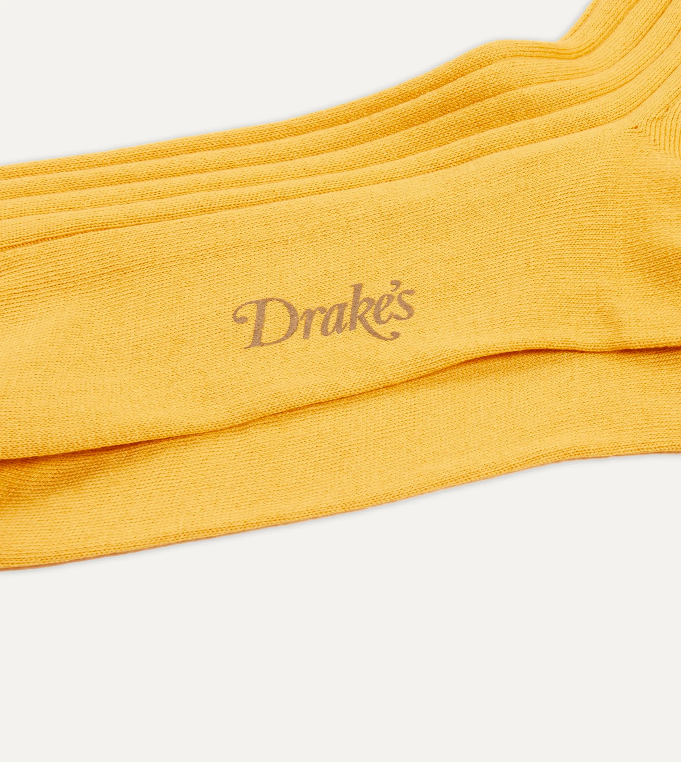 Drake’s Cotton Over-the-Calf Socks
