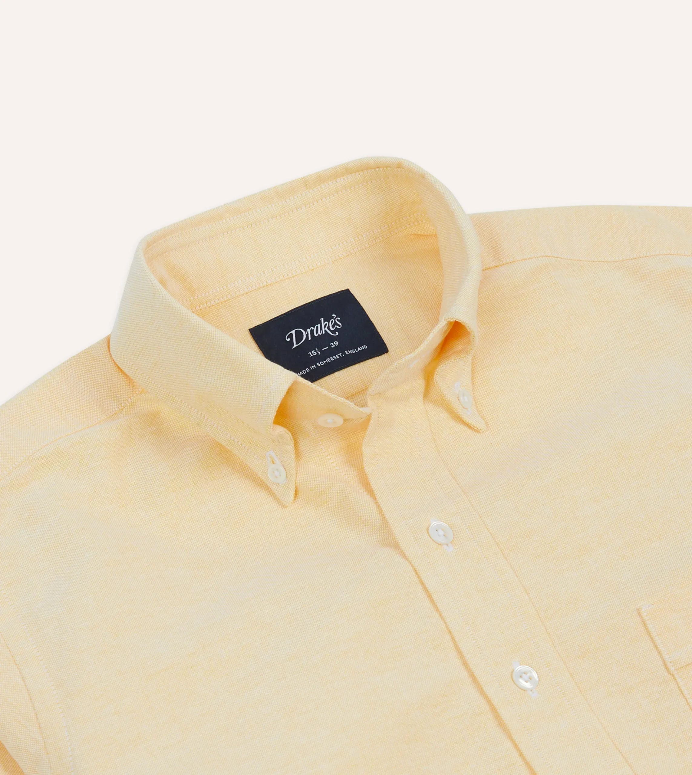 Drake’s Cotton Oxford Cloth Button-Down Shirt