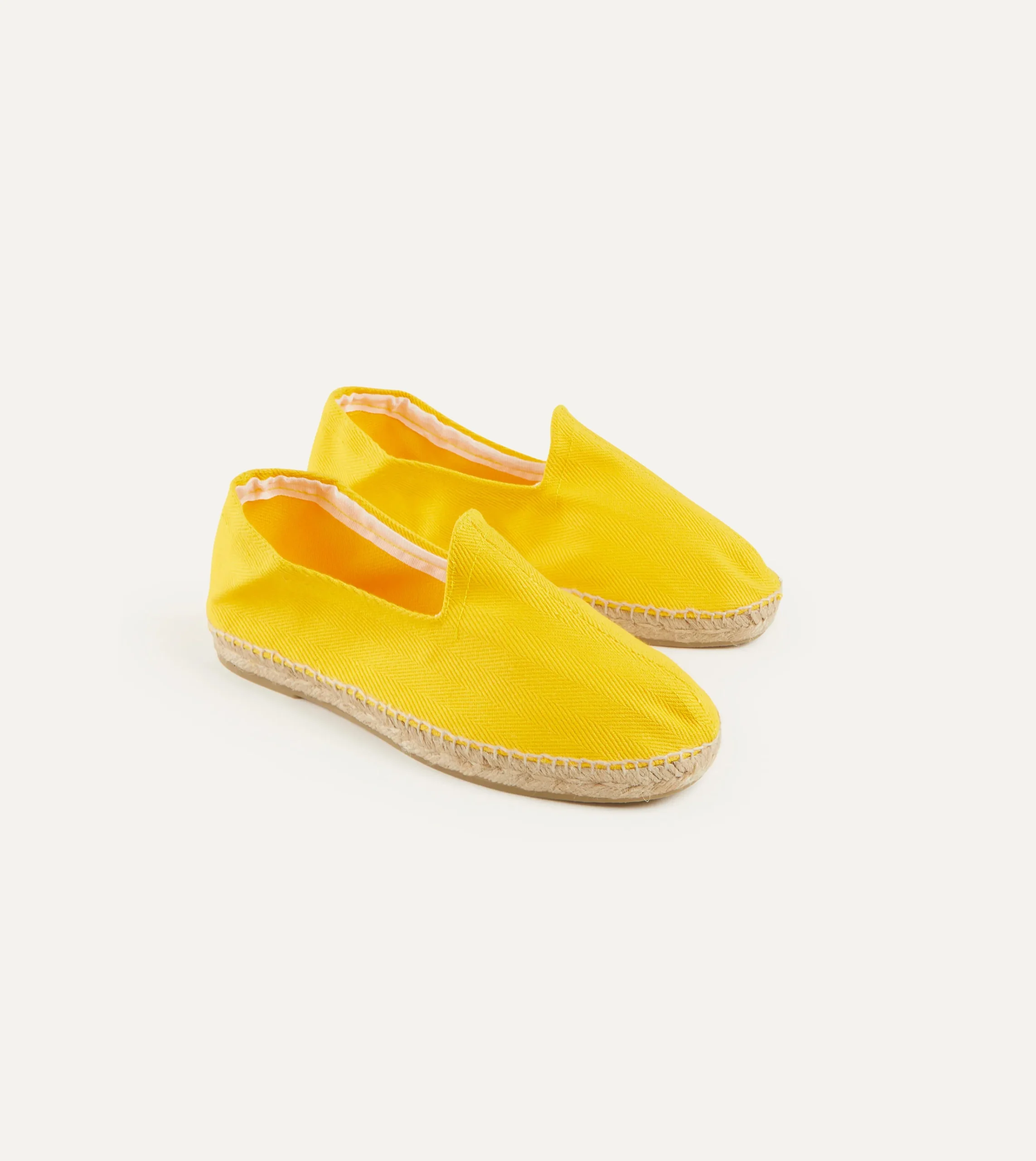Drake’s Herringbone Cotton Espadrilles