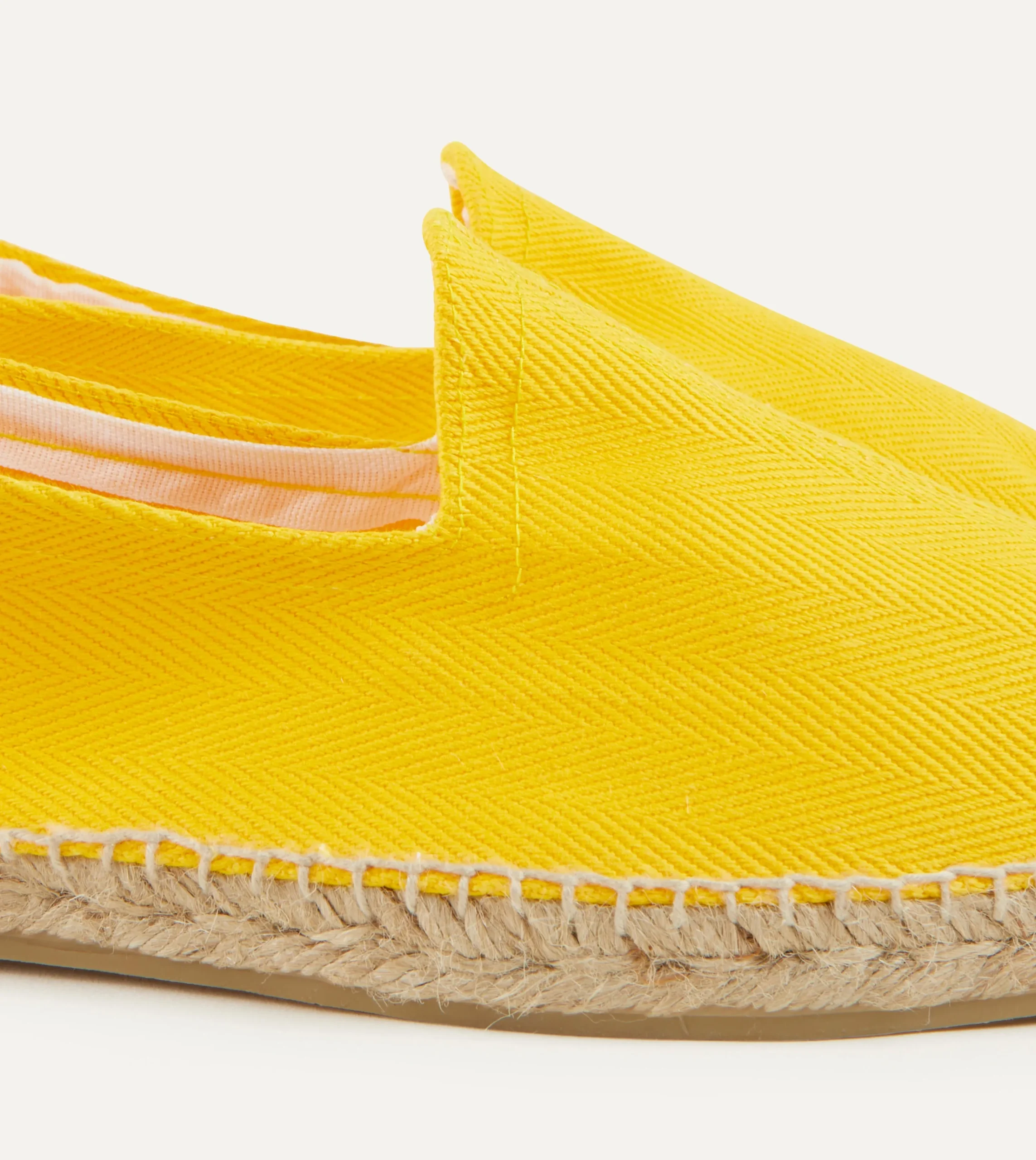 Drake’s Herringbone Cotton Espadrilles