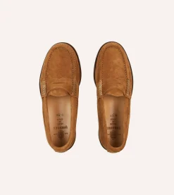 Drake’s Yuketen Brown Leather Rob’s Loafer